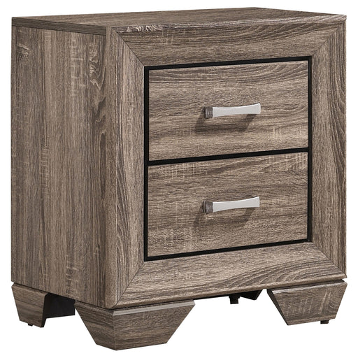 Kauffman 2-drawer Nightstand Washed Taupe image