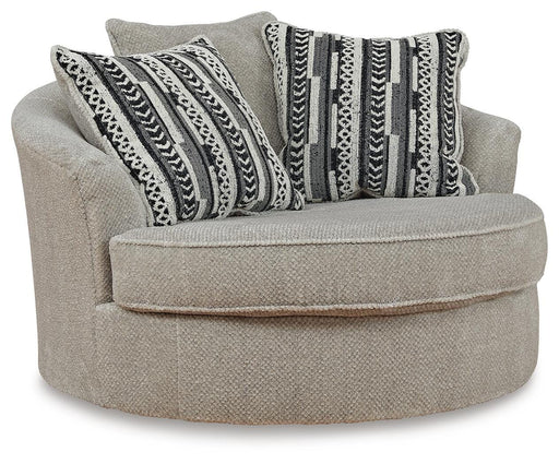 Calnita Oversized Swivel Accent Chair - Home And Beyond