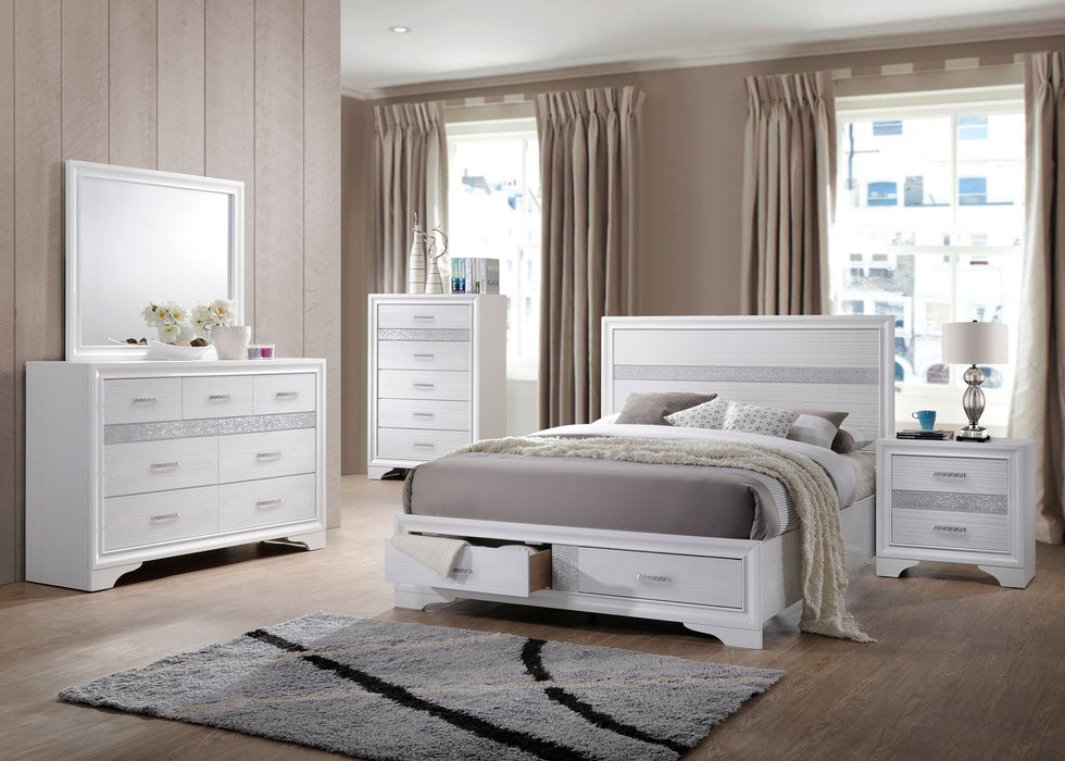 Miranda Panel Platform Storage Bed