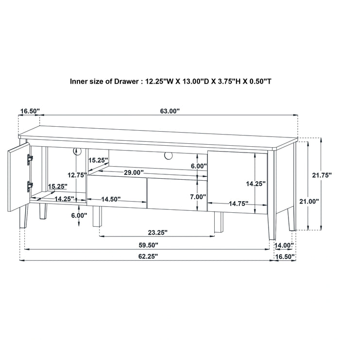 Bradley 63-inch TV Stand