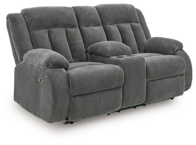 Observation Power Reclining Loveseat with Console - Home And Beyond