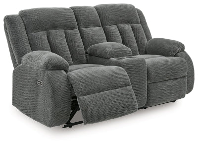 Observation Power Reclining Loveseat with Console - Home And Beyond