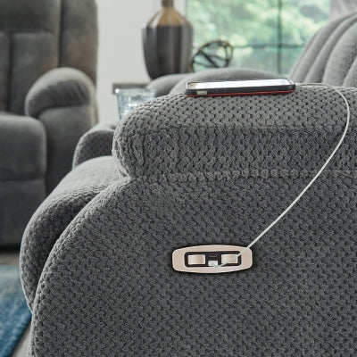 Observation Power Reclining Loveseat with Console - Home And Beyond