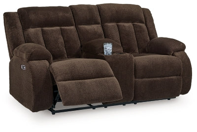 Observation Power Reclining Loveseat with Console - Home And Beyond