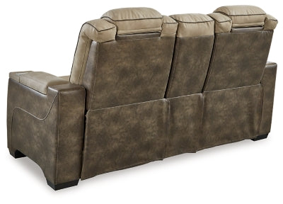 Next-Gen DuraPella Power Reclining Loveseat with Console - Home And Beyond