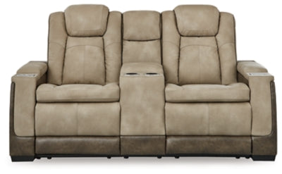 Next-Gen DuraPella Power Reclining Loveseat with Console - Home And Beyond