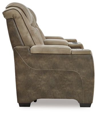 Next-Gen DuraPella Power Reclining Loveseat with Console - Home And Beyond