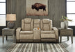 Next-Gen DuraPella Power Reclining Loveseat with Console - Home And Beyond