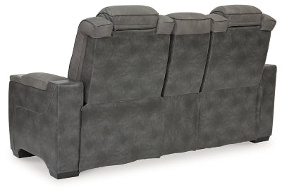 Next-Gen DuraPella Power Reclining Loveseat with Console - Home And Beyond