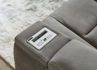 Next-Gen DuraPella Power Reclining Loveseat with Console - Home And Beyond