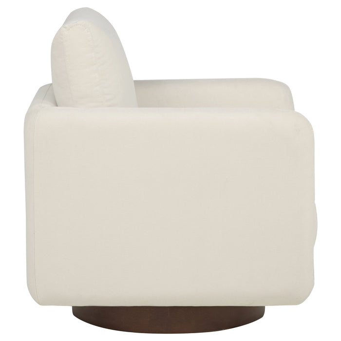 Iris Upholstered Swivel Accent Chair