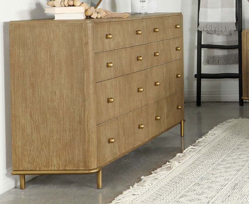 Arini 8-drawer Dresser Sand Wash image