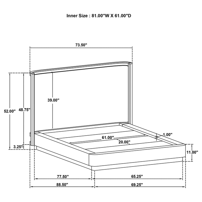 Kailani 4 Pc Bedroom Set