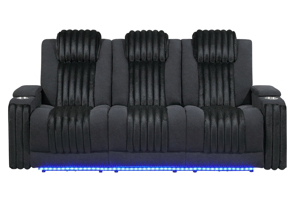 U8000 Pwr Rec Sofa with PHR, Ddt, Reading and LED