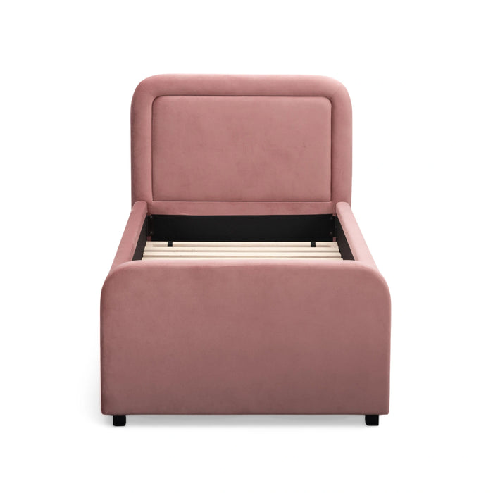 Briella Performance Velvet Trundle Bed in Twin