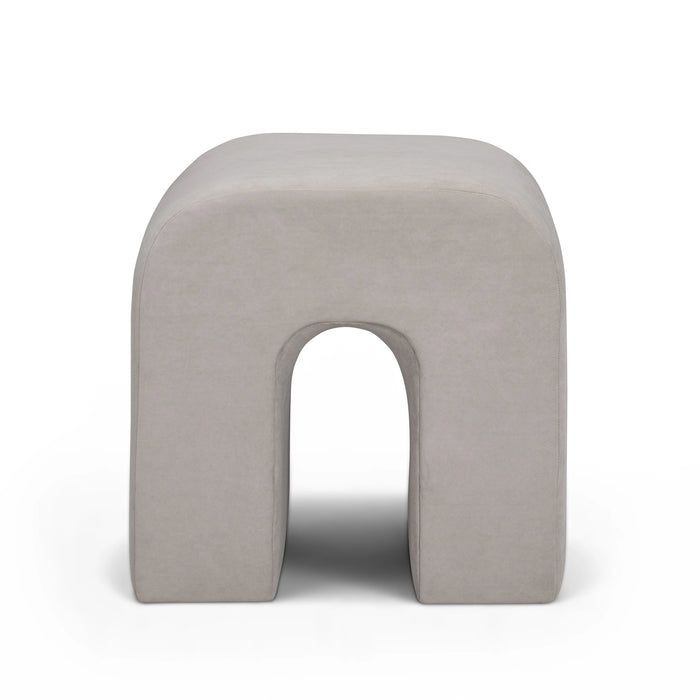 Desi Performance Velvet Ottoman