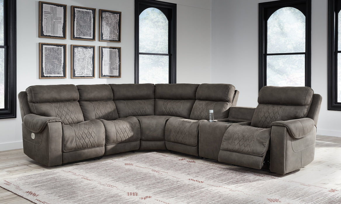 Hoopster 6-Piece Power Reclining Sectional - Home And Beyond