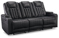 Center Point Reclining Sofa with Drop Down Table - Home And Beyond