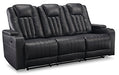 Center Point Reclining Sofa with Drop Down Table - Home And Beyond