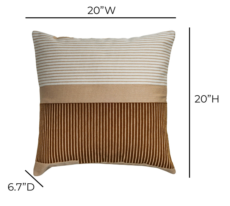 Deco 20 inch Square Throw Pillow
