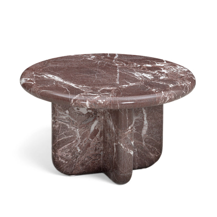 Juju Faux Marble Indoor/Outdoor Round Coffee Table (24"-32")