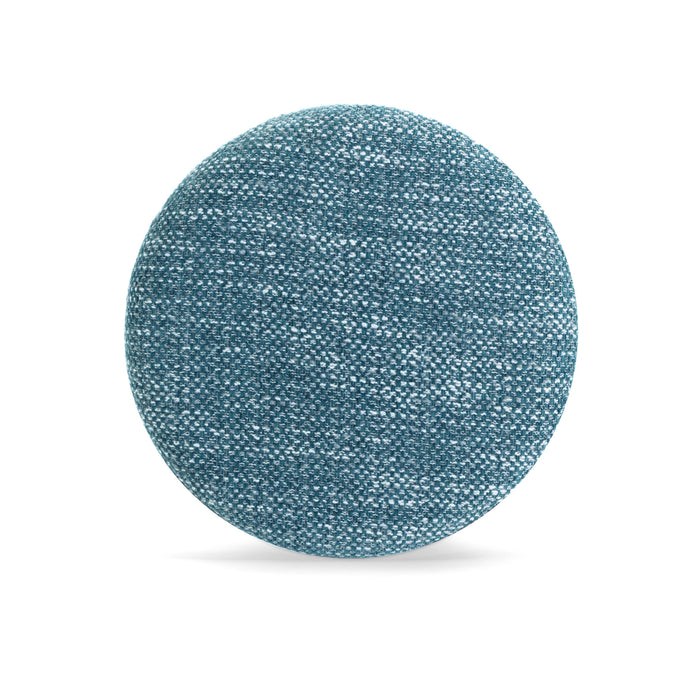 Tomlin Ruched Performance Fabric Game Ottoman