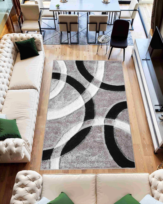 4D SHAGGY Rug Design 6491