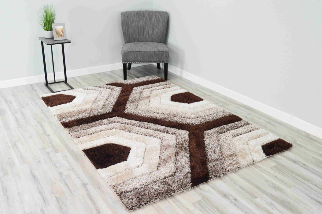 6485 Brown - 4D Shaggy