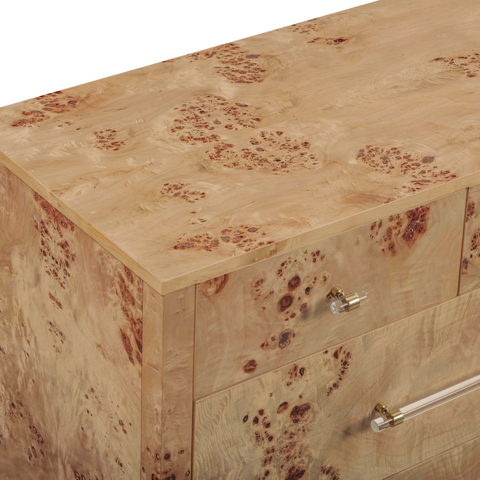 Brandyss 62" Burl 7-Drawer Dresser