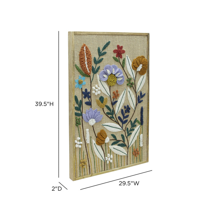 Muro "Sprout" Embroidered Wall Art
