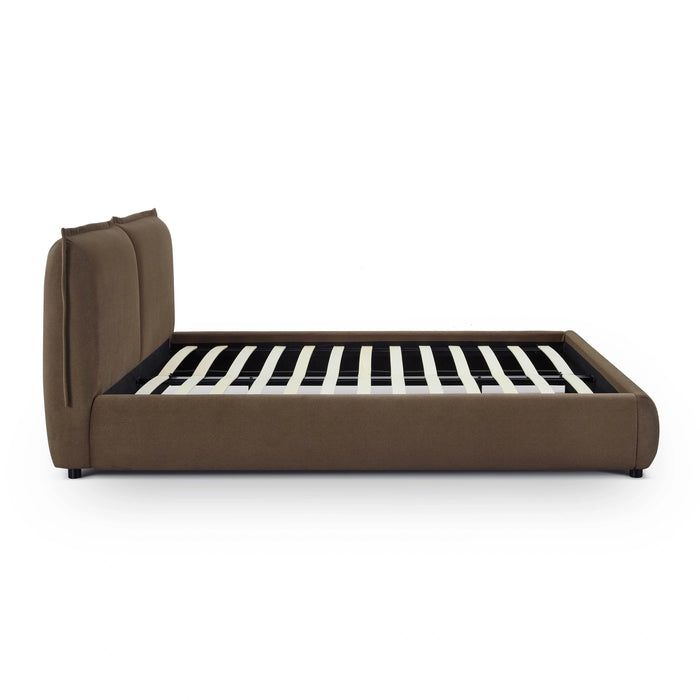 Mel Performance Faux Mohair Velvet Bed