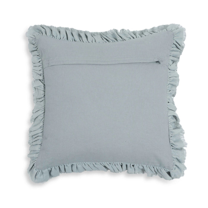 Alessia 20.5" Distressed Velvet Square Throw Pillow