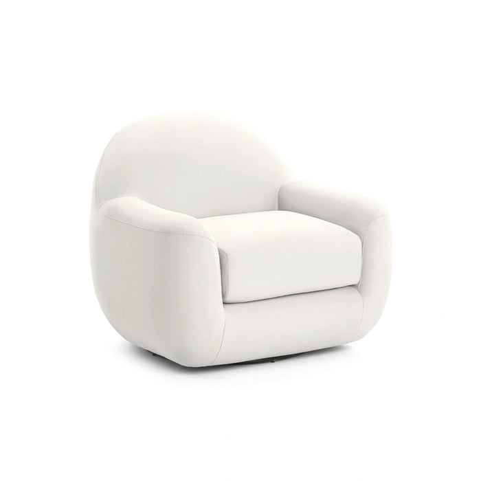 Tiago Performance Velvet Swivel Accent Chair