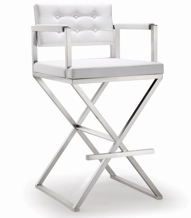 Director Performance Vegan Leather Stool