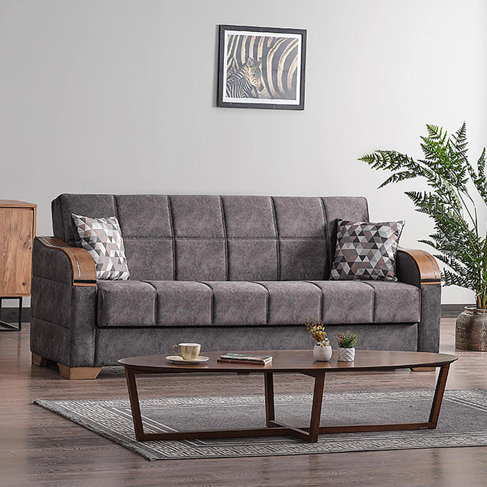 Ottomanson Sapphire Collection Convertible Sofabed with Storage