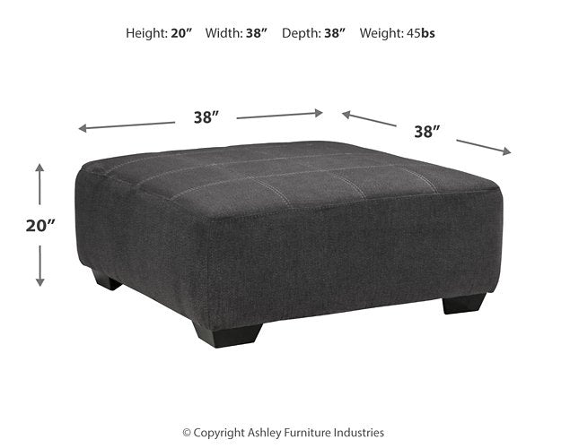 Ambee Oversized Accent Ottoman - Home And Beyond