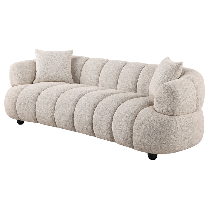 Whitney Woven Fabric Upholstered Sofa