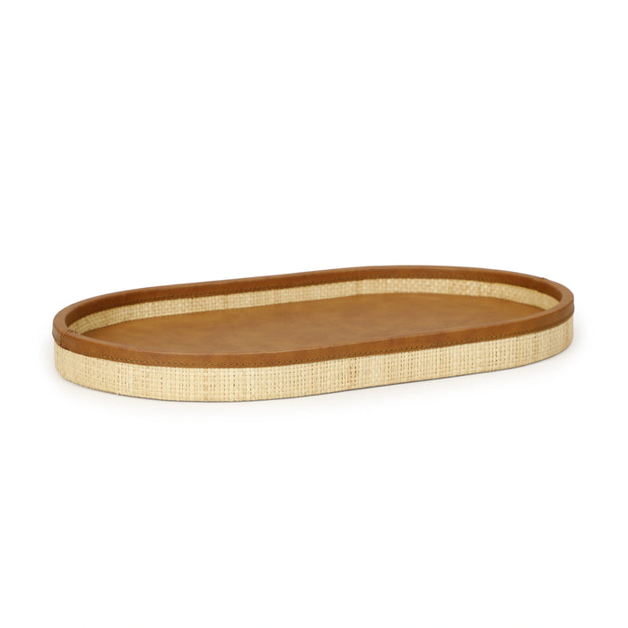 Hakiri Natural Raffia Contract-Grade Storage Tray