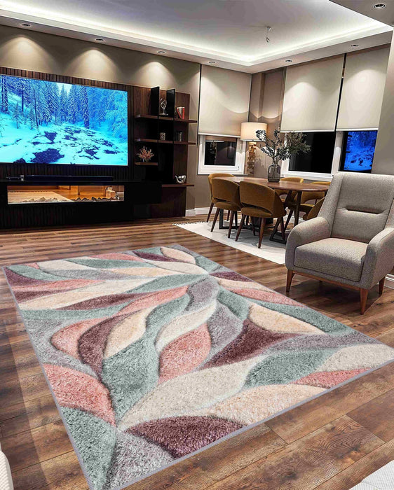 4D Shaggy Rug Design 6994