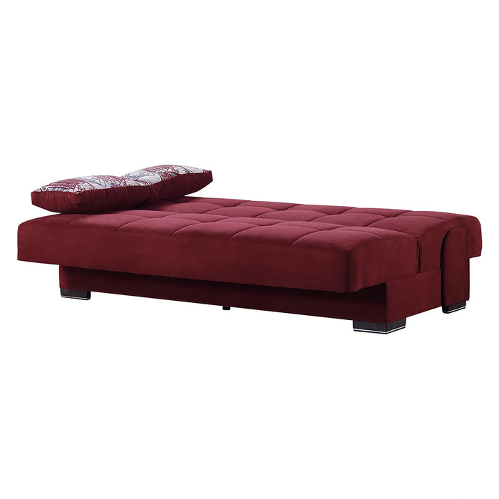 Ottomanson Soho Collection Upholstered Convertible Sofabed with Storage