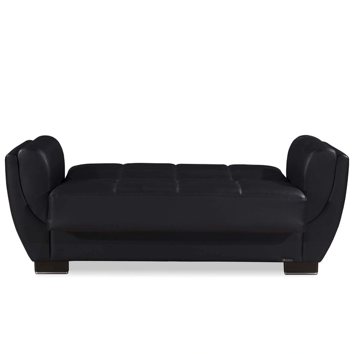 Ottomanson Armada Air Collection Upholstered Convertible Loveseat with Storage