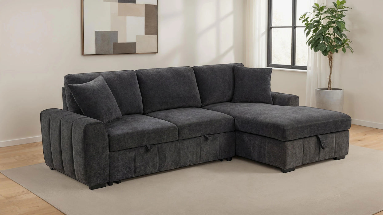 Pastrana Upholstered Sleeper Sectional Sofa