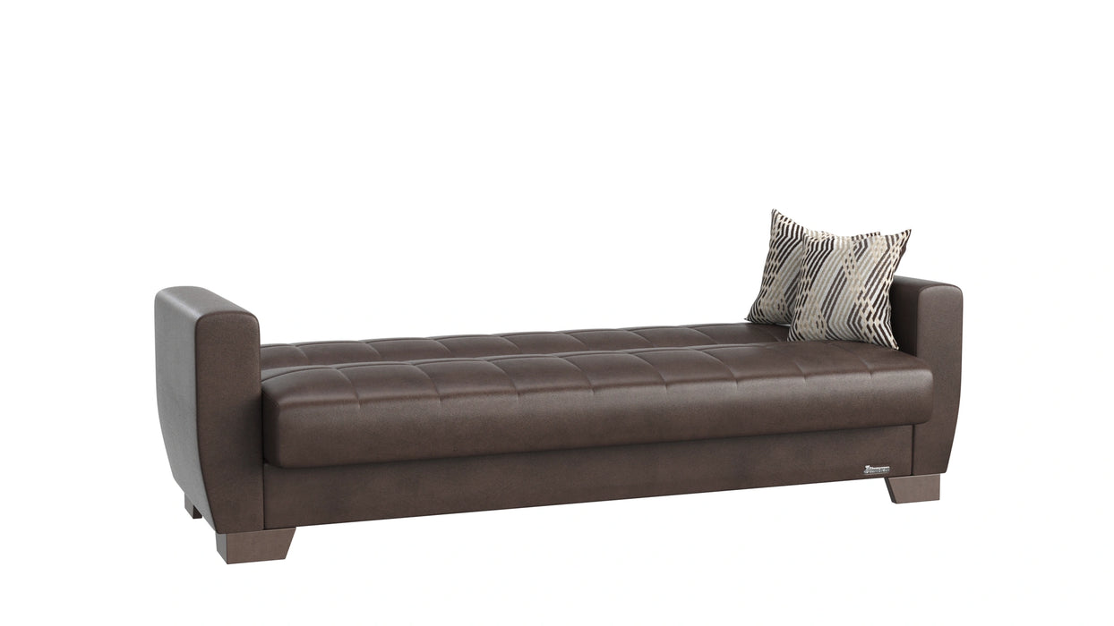 Ottomanson Barato Collection Upholstered Convertible Sofabed with Storage