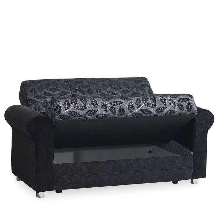 Ottomanson Rio Grande Collection Upholstered Convertible Loveseat with Storage