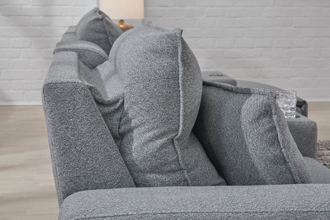 Modmax II Power Reclining Sectional with Audio Consoles