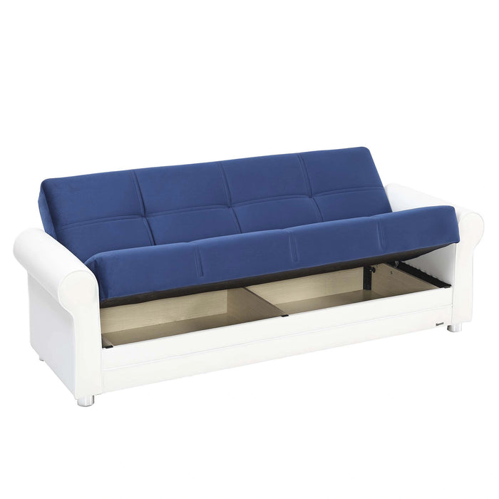 Ottomanson Avalon Collection Upholstered Convertible Sofabed with Storage