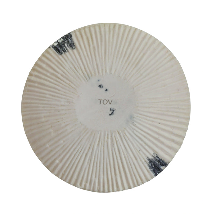 Ikani Black &amp; White Resin Serving Plate