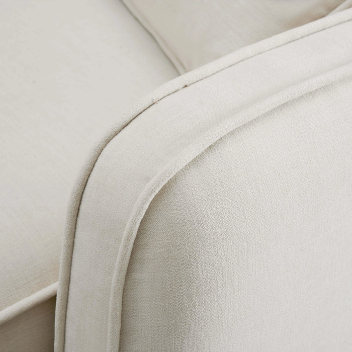 Travie Performance Corduroy Velvet Corner Chair