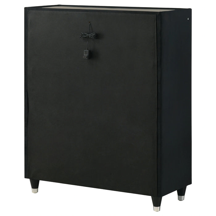 Ravenne Velvet Upholstered LED Chest