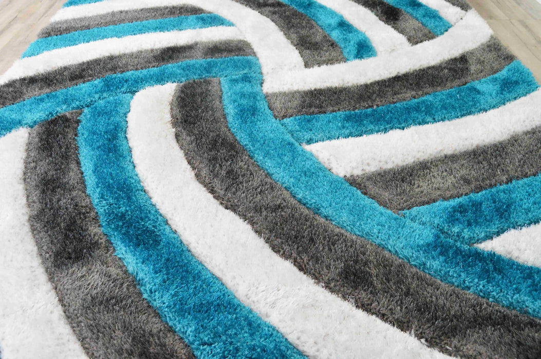 4D SHAGGY Rug Design 6483